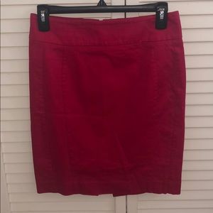 Hot pink pencil skirt
